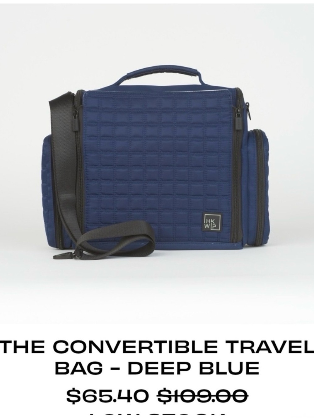 Brand New 
Convertible Travel Toiletry Bag with luggage sleeve and cross body